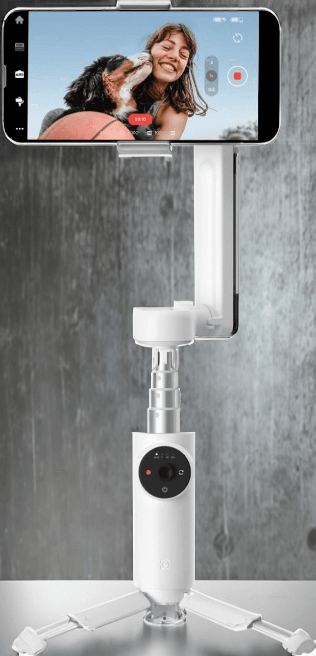 The Insta360 Flow Gimbal Stabilizer for Smooth Capture. Compatible with Most Smartphones, Check Compatibility List for Android Phone Options.